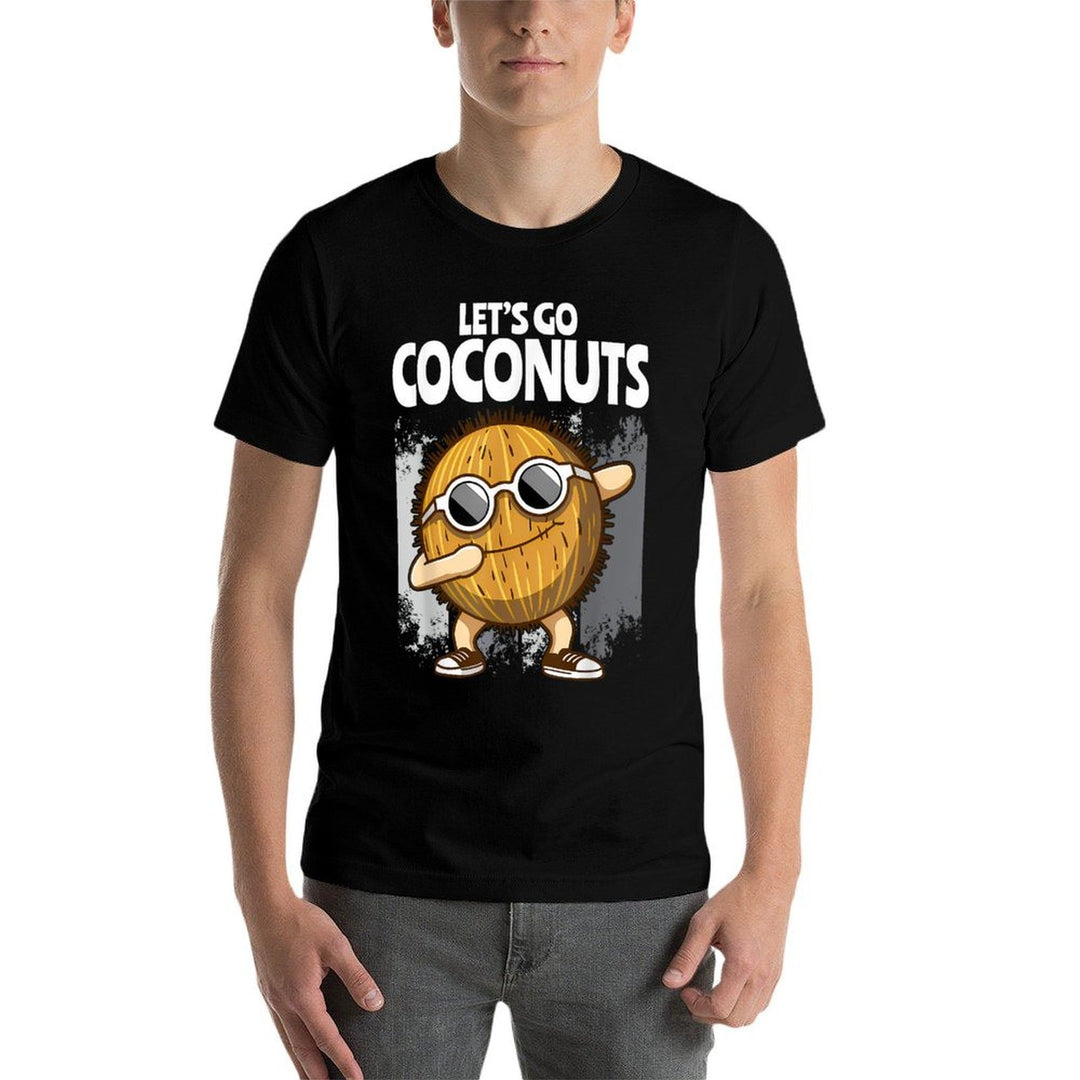 Funny Coconut Fruit Summer Lets Go Coconuts  Graphic-printed T-Shirt