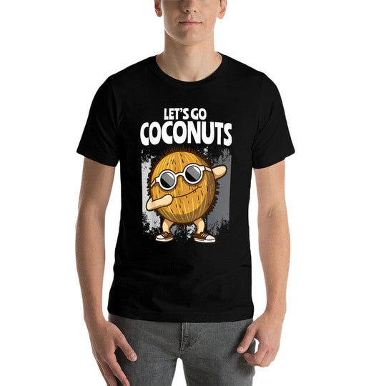Funny Coconut Fruit Summer Lets Go Coconuts  Graphic-printed T-Shirt