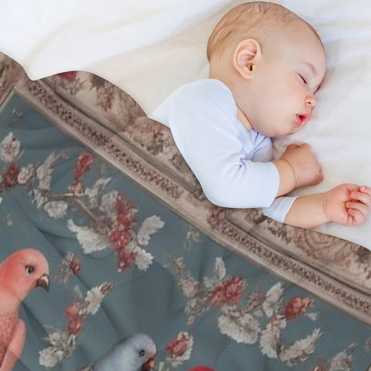 Lovebirds Velvety-soft Throw Blanket