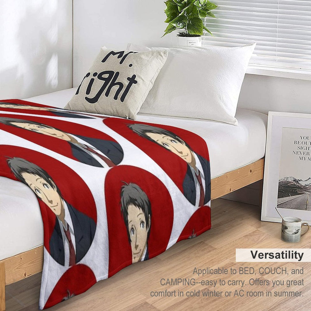 Adachi Portrait Compact Throw Blanket