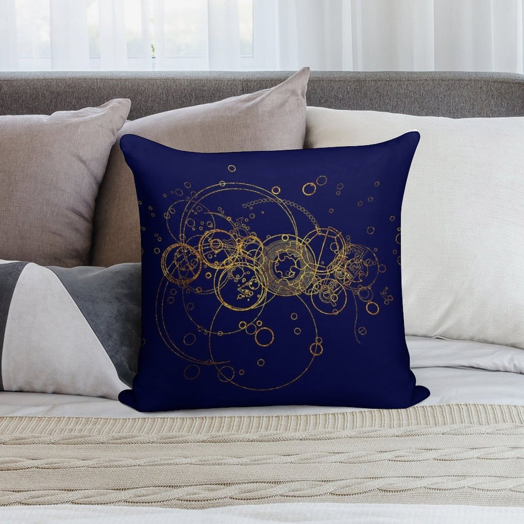 Time Lord Writing -  Transparent Soft Multiple Sizes Throw Pillow