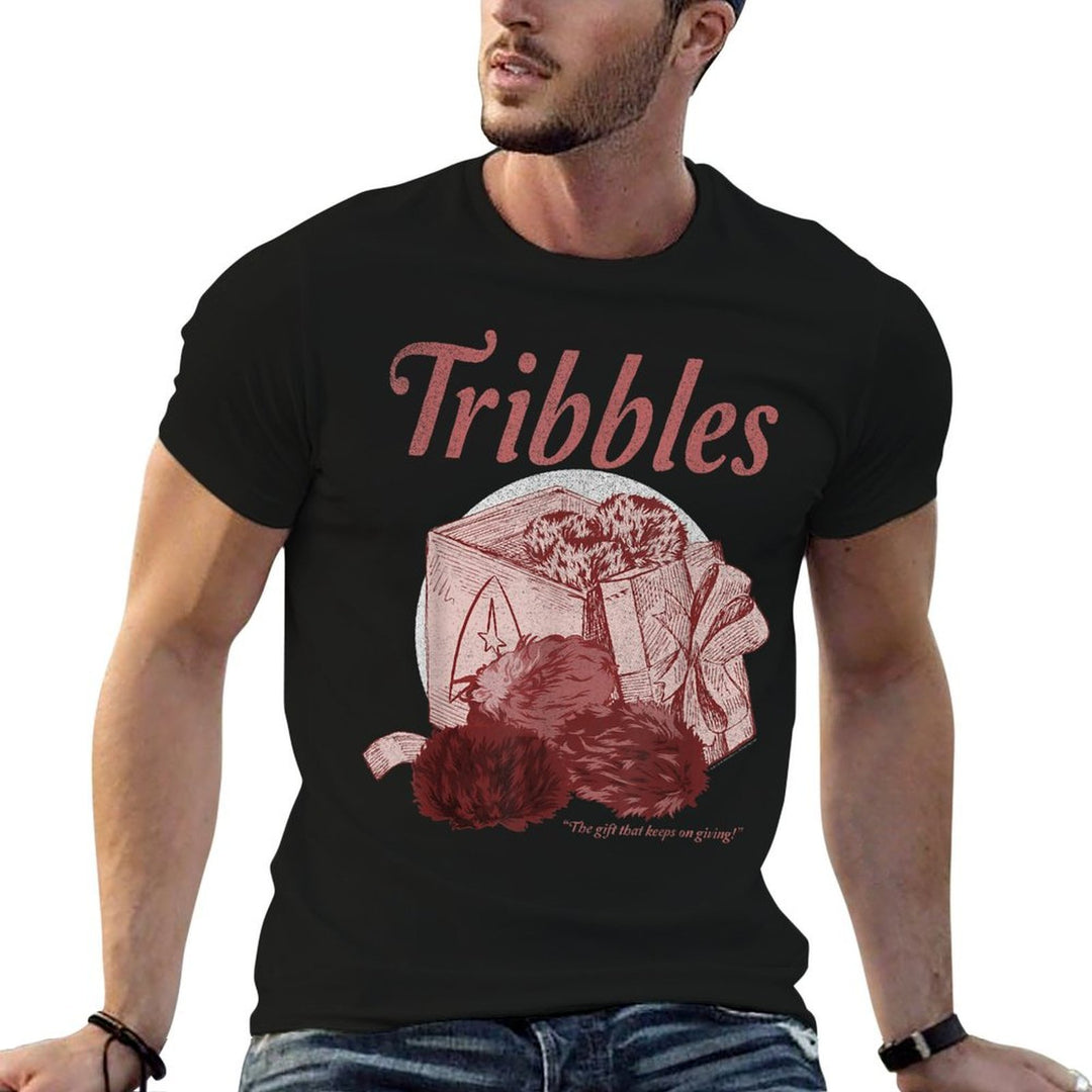 Star Trek Original Series Tribbles Christmas Graphic  Easy-care T-Shirt