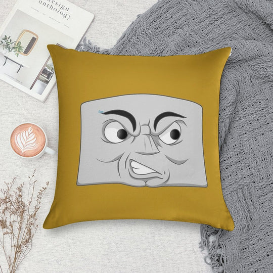 Diesel 10 (angry Face) Soft Ultra-Soft Texture Throw Pillow