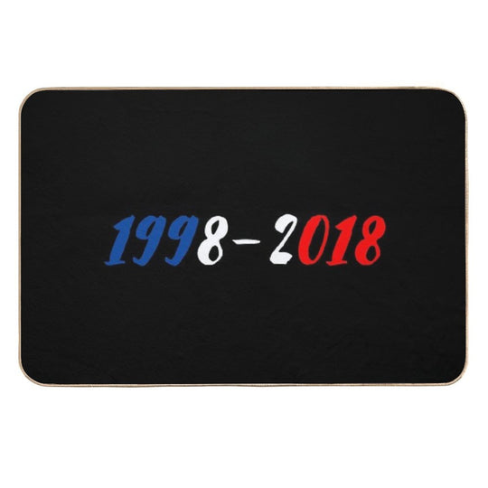French Team World Cup Champions 1998-2018  Odorless Bath Mat
