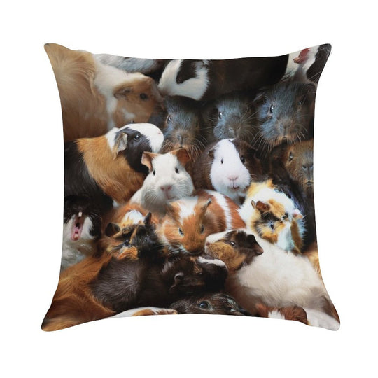 Guinea Pigs Soft High-Density Material Throw Pillow