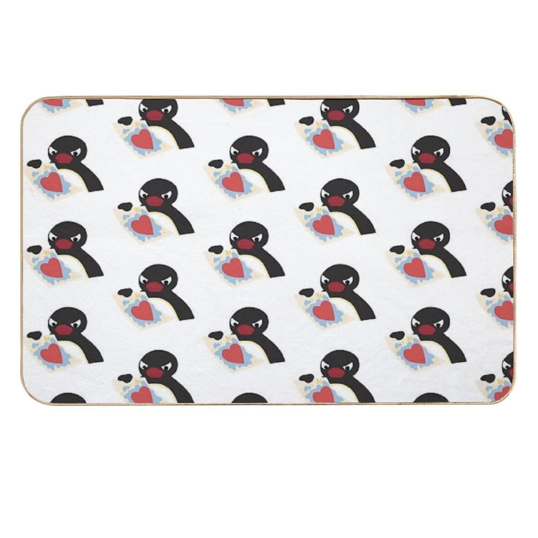 Pingu Heart Mood  Absorbent Bath Mat