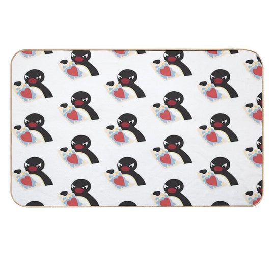 Pingu Heart Mood  Absorbent Bath Mat