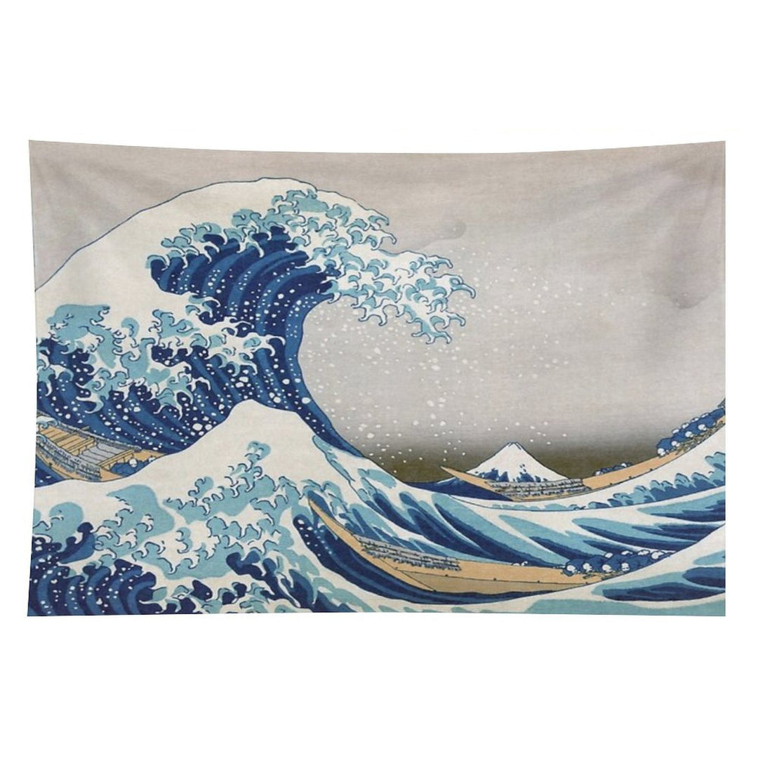 Under The Wave Off Kanagawa - The Great Wave - Katsushika Hokusai Tapestry
