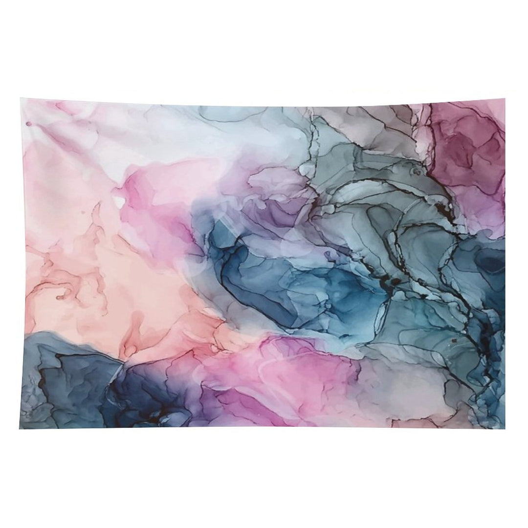 Heavenly Pastels 1 Original Abstract Ink Painting Tapestry