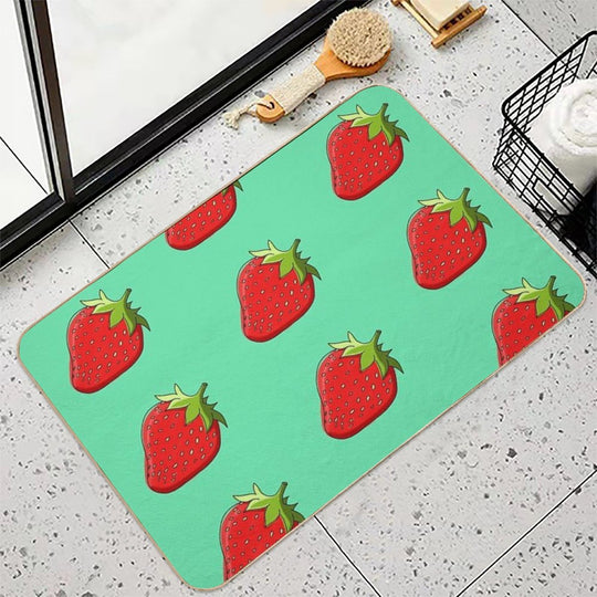 Strawberry  Versatile Bath Mat