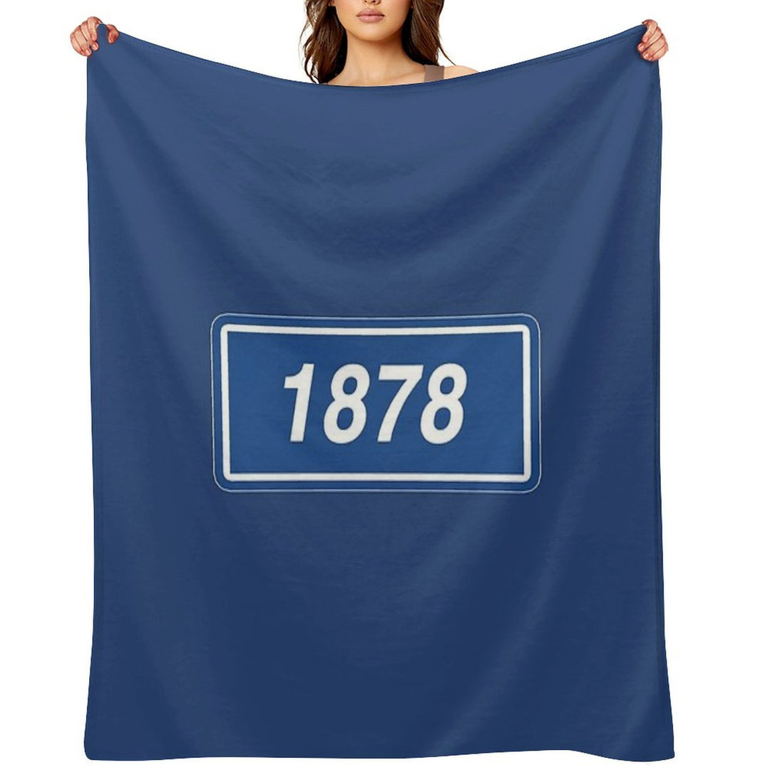 1878 Durable Throw Blanket