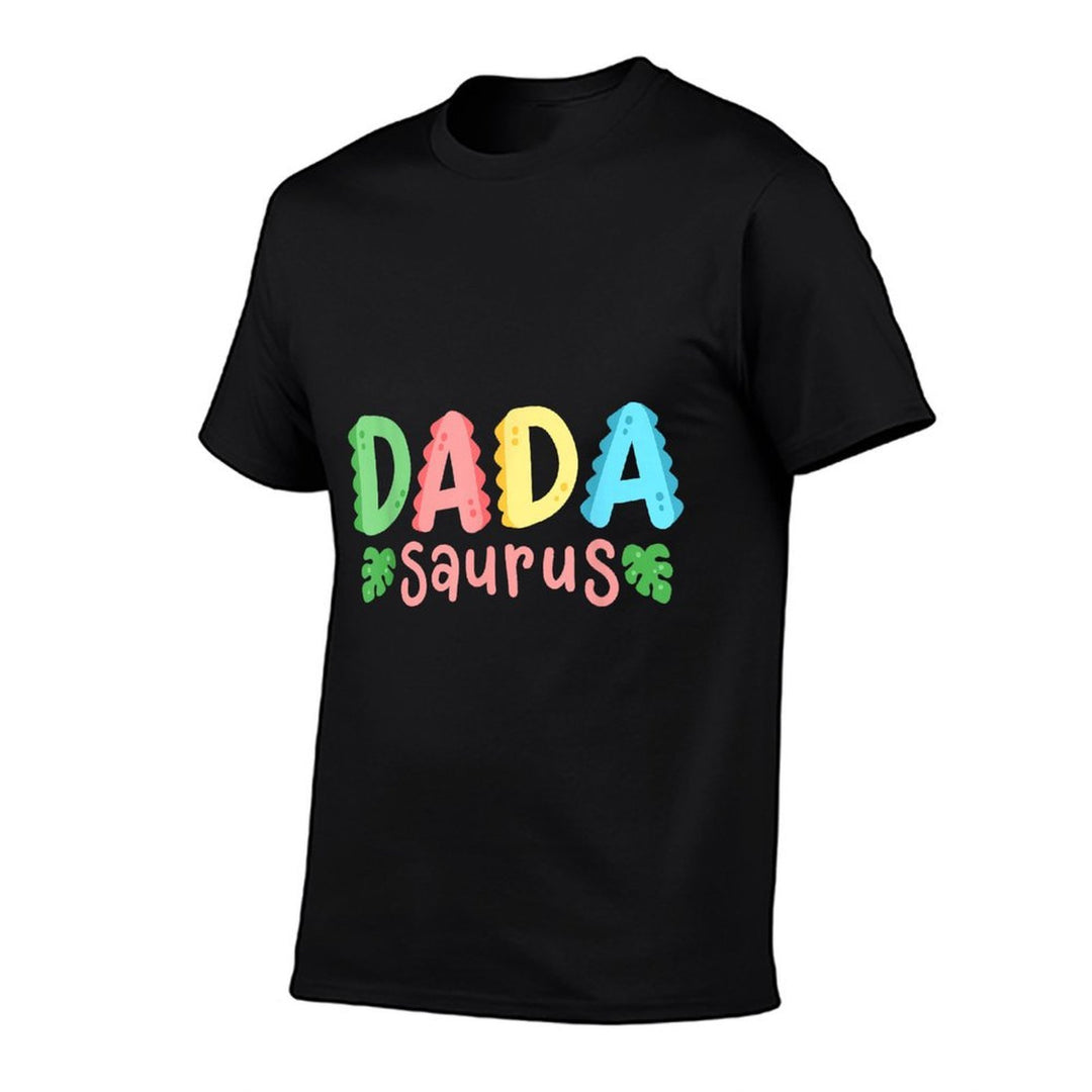 Dada Saurus Kids Dinosaur Birthday Party Family Matching  Moisture-wicking T-Shirt