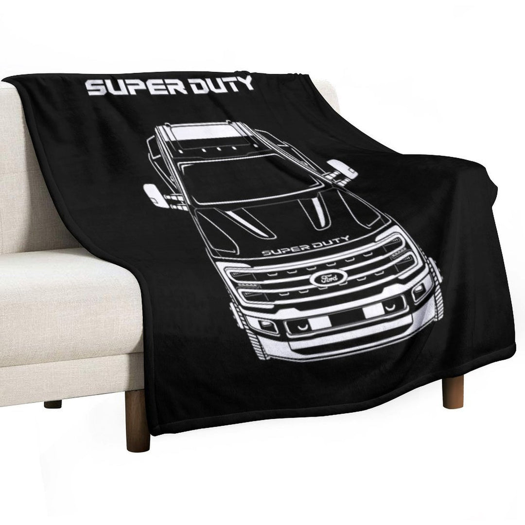 F350 Super Duty 2023-2024 Anti-pilling Throw Blanket