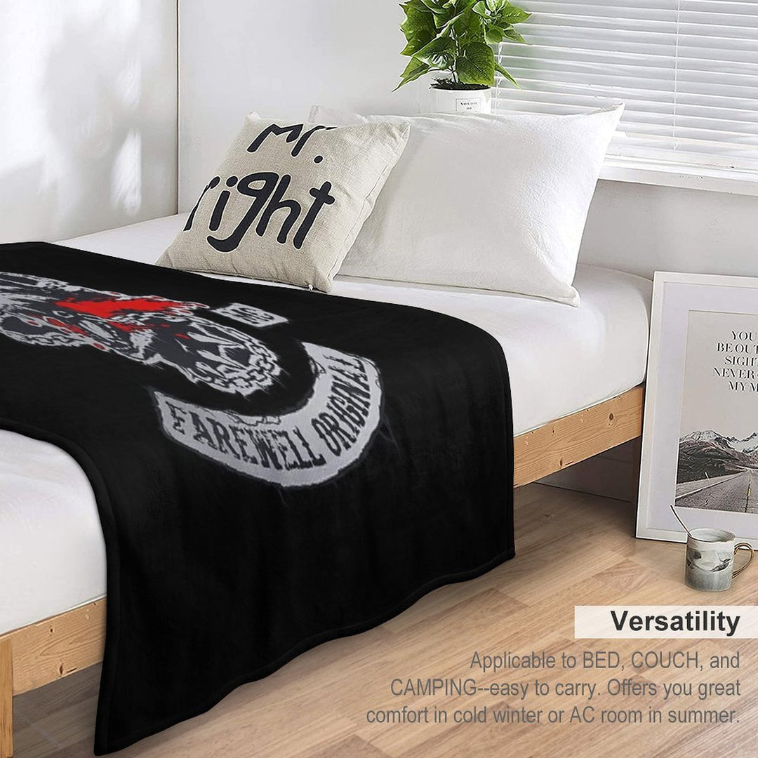 MONGREL FAREWELL ORIGINALS Eco-conscious Throw Blanket