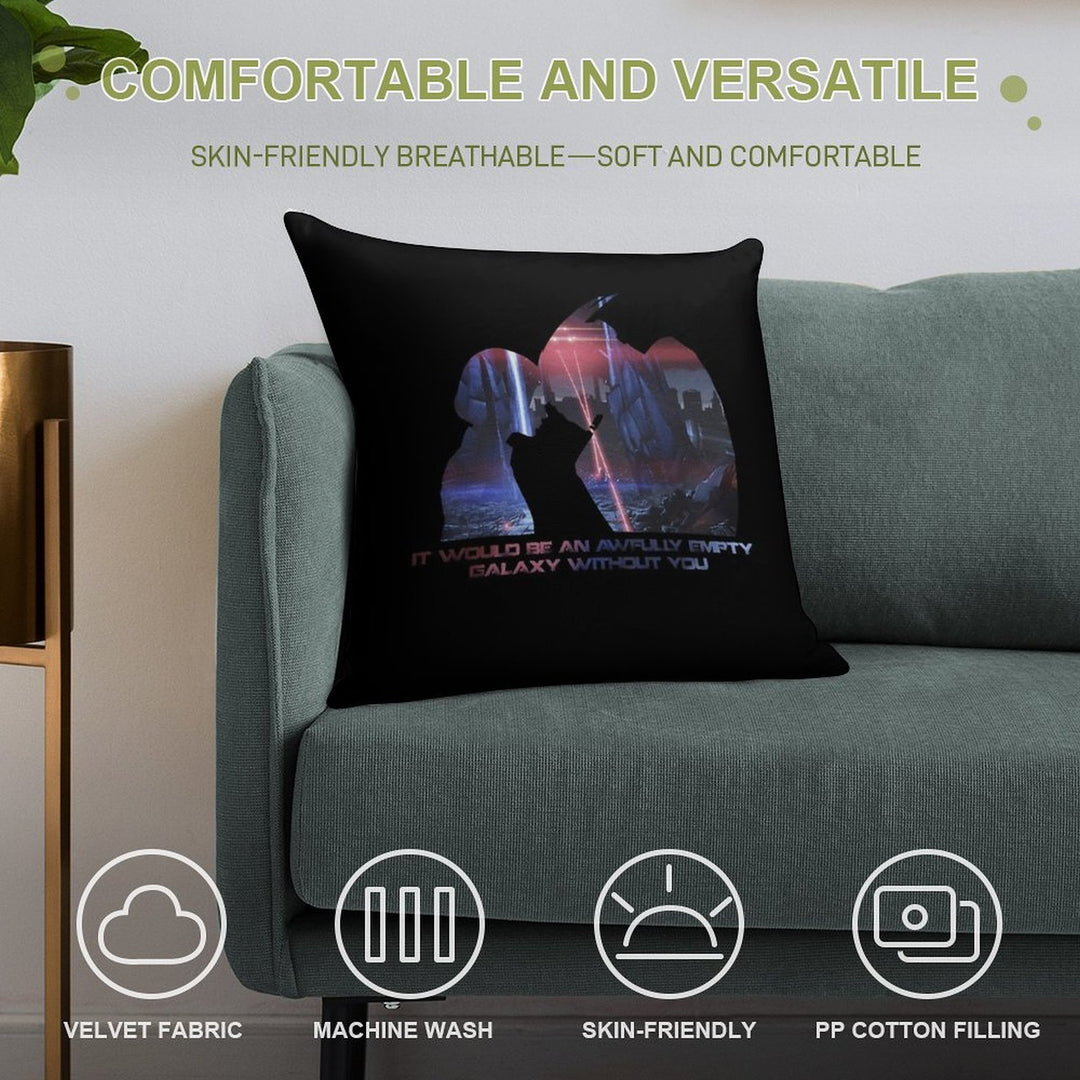 Awfully Empty Soft Decorative Cover Throw Pillow