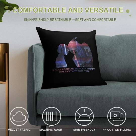 Awfully Empty Soft Decorative Cover Throw Pillow