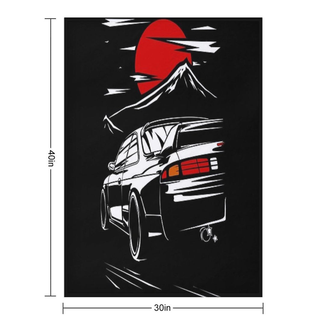 Nissan Silvia S14 All-season Throw Blanket