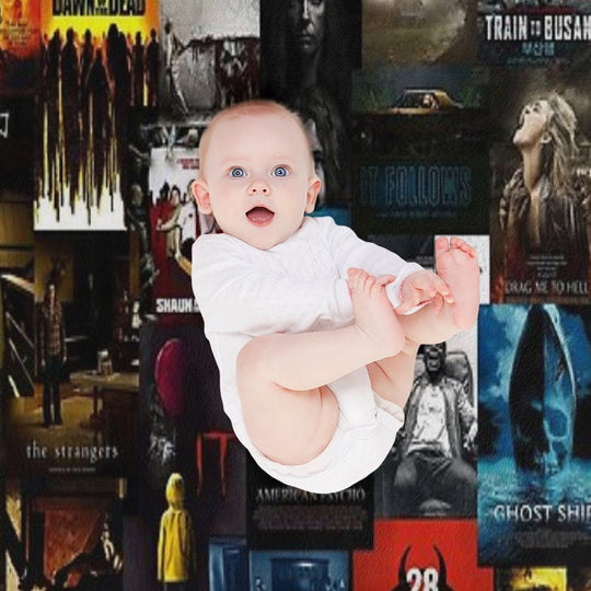 Horror Movie Posters 2000s - 2010s Eco-conscious Throw Blanket