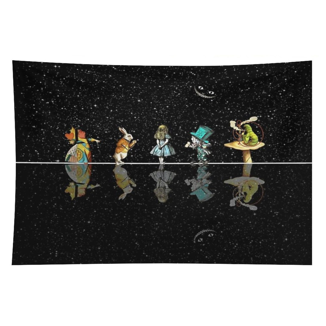 Wonderland Starry Night - Alice In Wonderland Tapestry