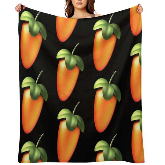 Fl Studio Logo Sticker All-season Throw Blanket