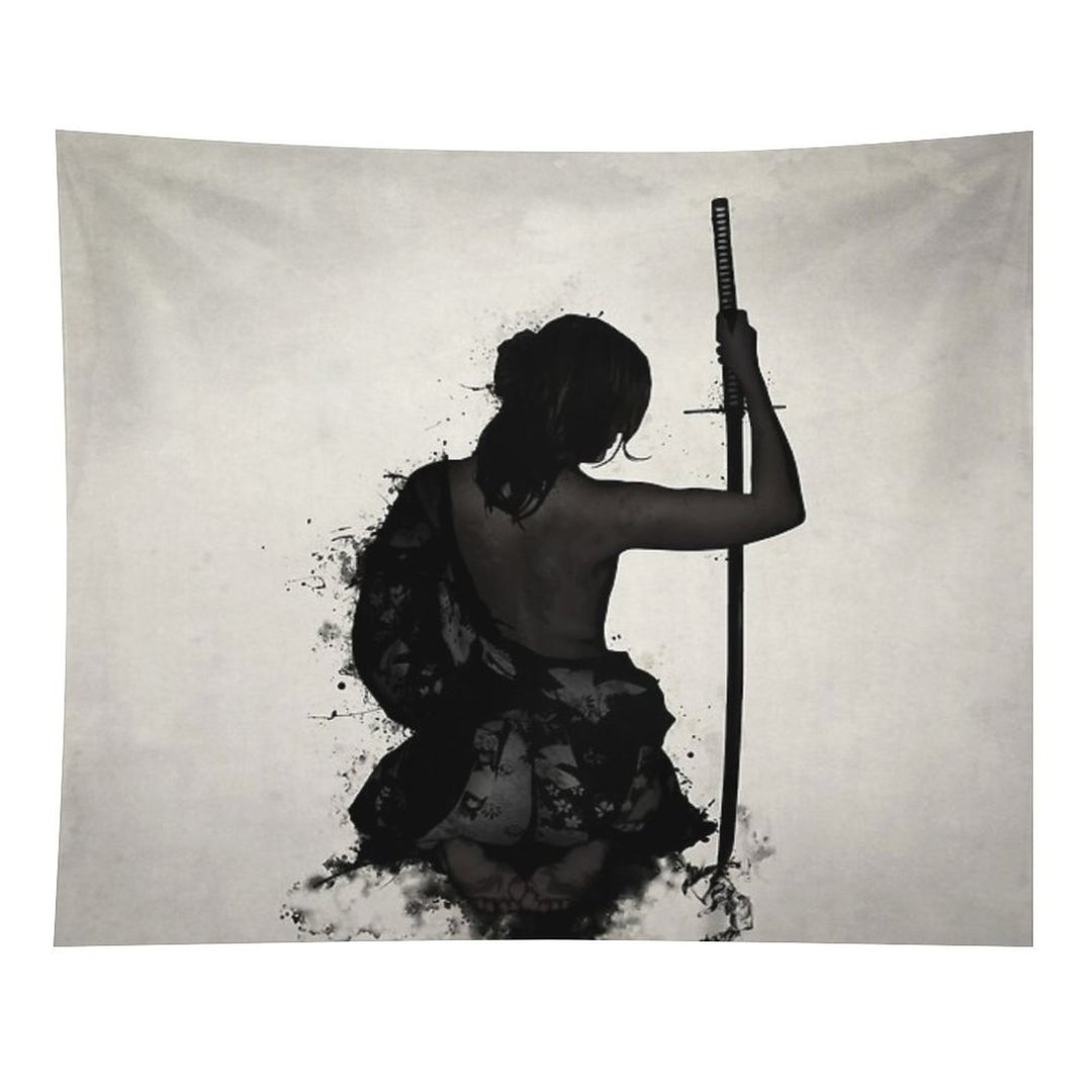 Female Samurai - Onna Bugeisha Tapestry