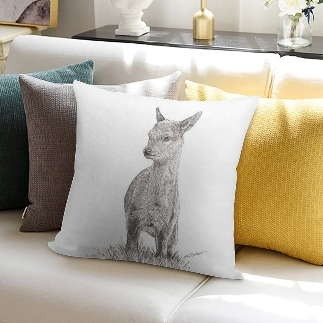 Little Deer Soft Warmth Comfort Throw Pillow