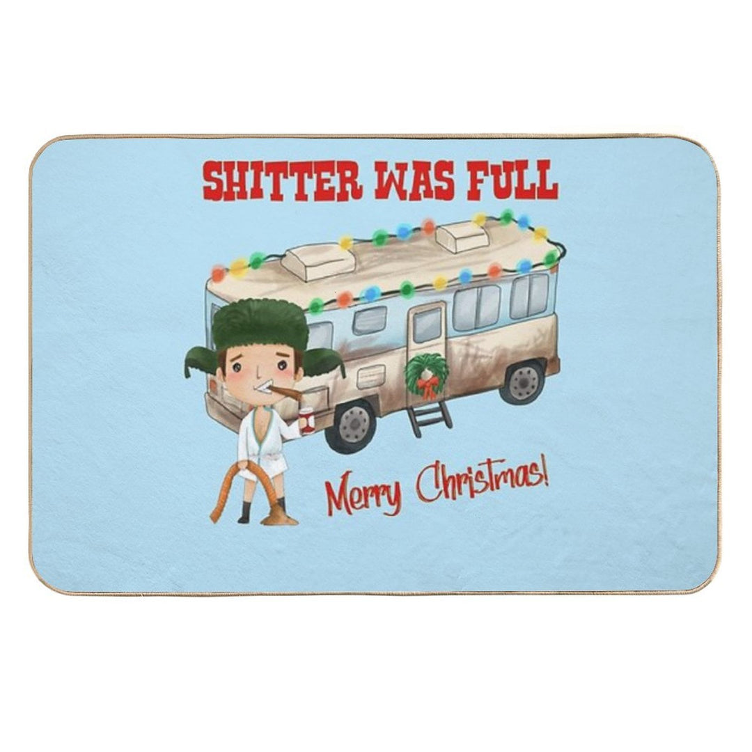 National Lampoons Christmas Vacation National Lampoons Christmas Vacation Shitter's Full  Non-Slip Bath Mat