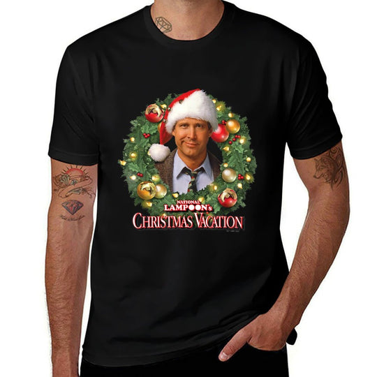 National Lampoons Christmas Vacation - Wreath  High-quality Stitching T-Shirt