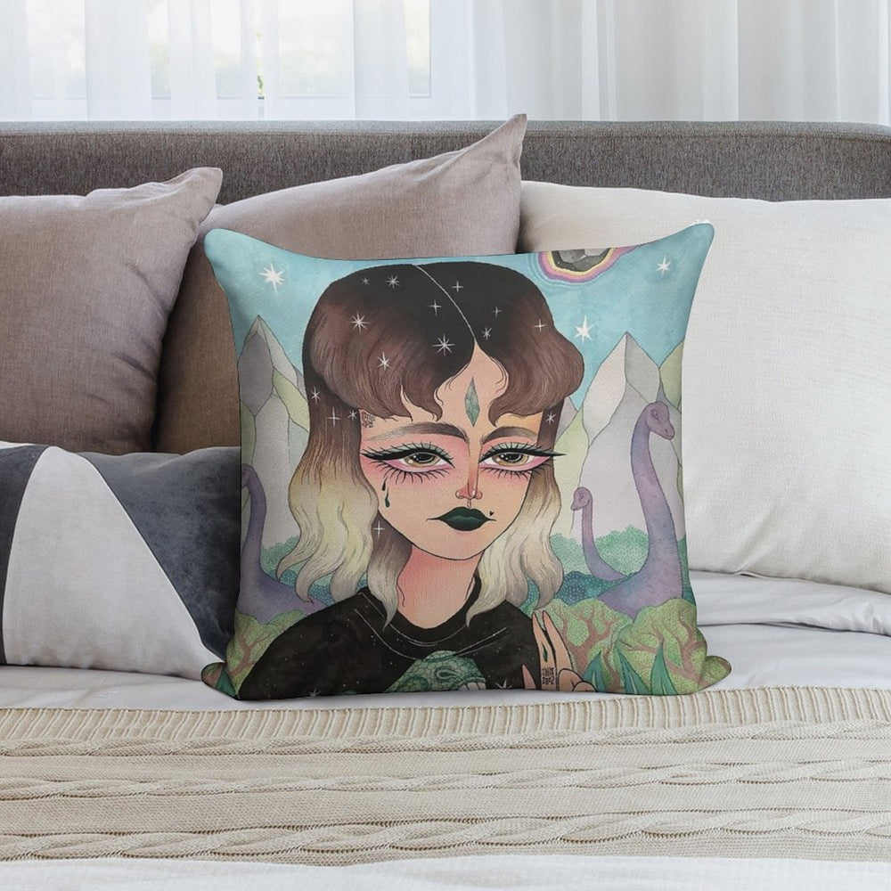 Last Day on Earth Soft Short Plush Fabric Throw Pillow