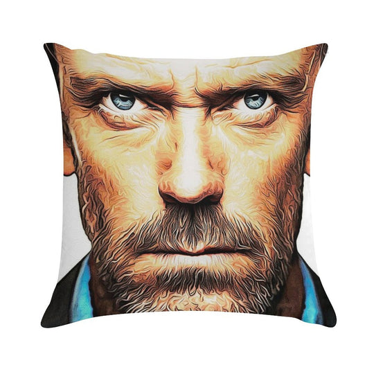 Dr. House Soft Home Decor Throw Pillow