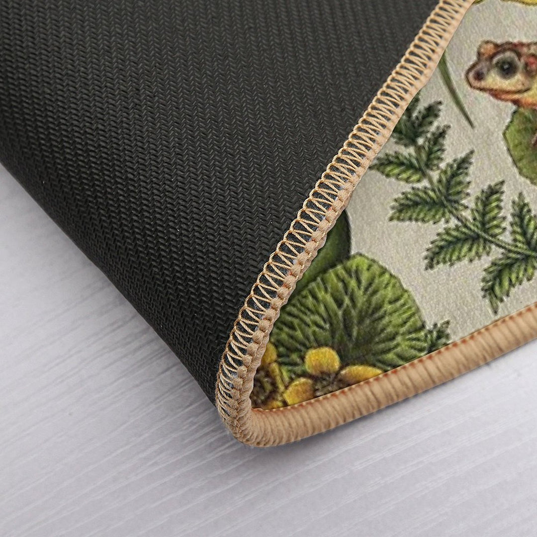 Wetlands Creatures - Toads, Snails, Dragonflies & Marsh Marigolds  High-Traffic Bath Mat