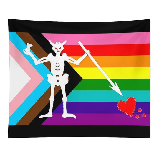 Blackbeard Pride Flag 2025 Tapestry