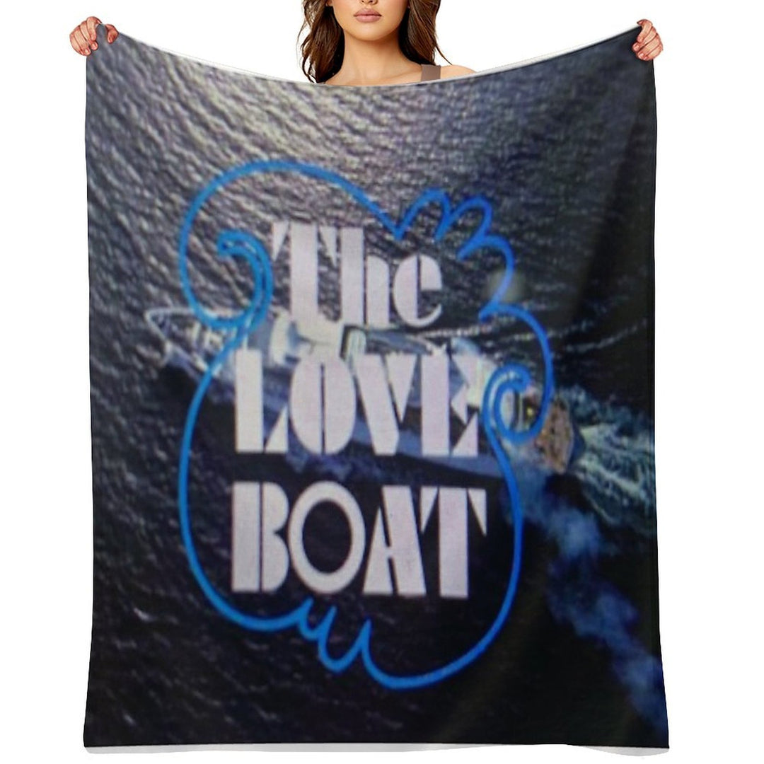 The Love Boat Anti-pilling Throw Blanket