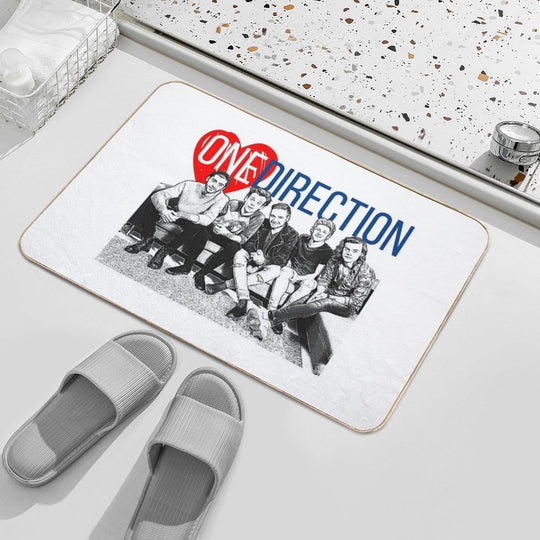 One Direction Heart!!  High-Traffic Bath Mat