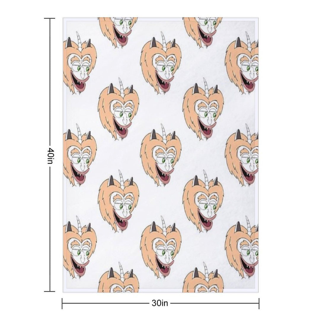 Maurice Hormone Monster - Big Mouth Sustainable Throw Blanket