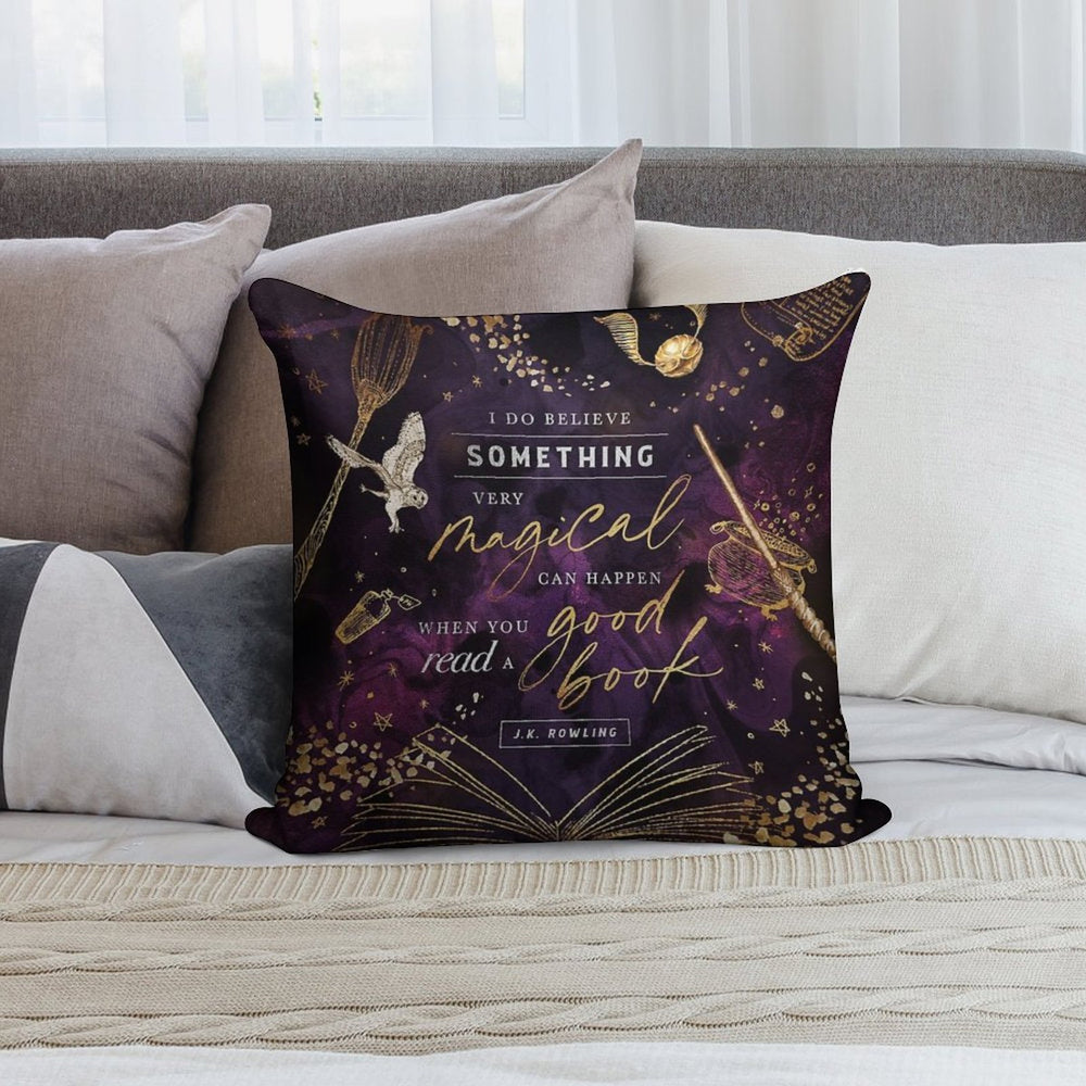 I Do Believe Soft Short Plush Fabric Throw Pillow