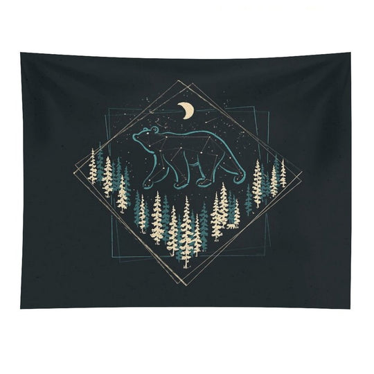 The Heaven's Wild Bear Tapestry