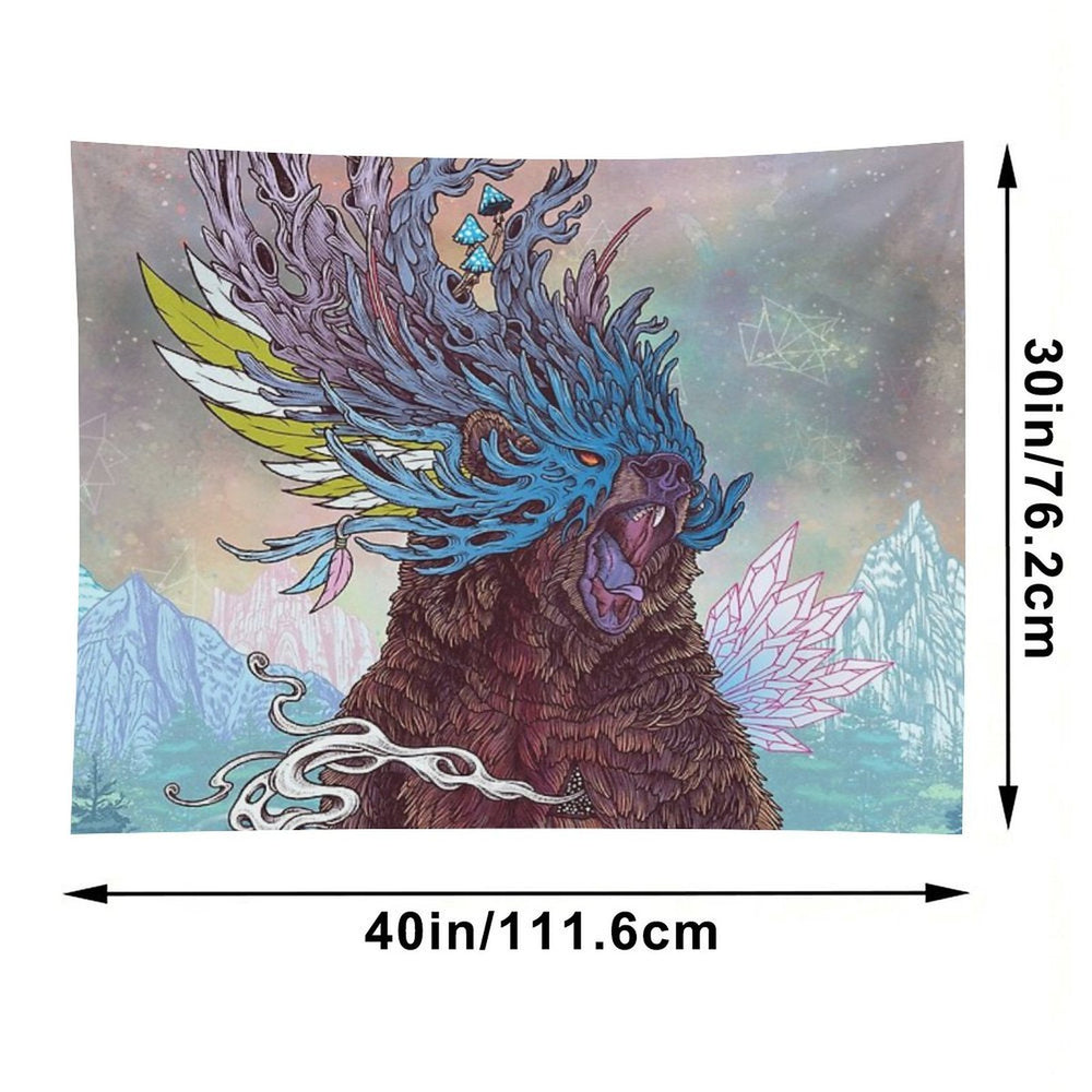 Journeying Spirit (Bear) Tapestry