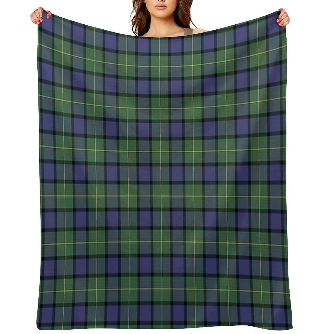 Clan Muir Tartan Velvety-soft Throw Blanket