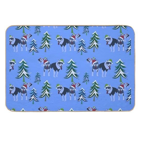Dog Sledding in Lapland  Pet-Safe Bath Mat