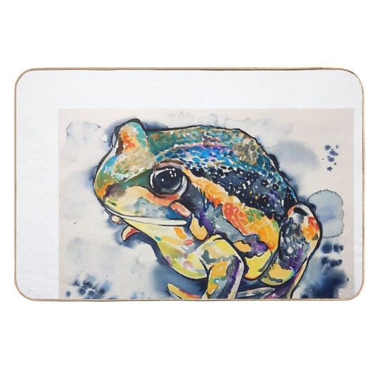 Pobblebonk Frog  Anti-Trip Bath Mat