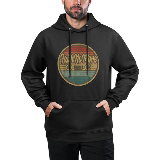 Vintage Faith No More Cassette Retro Circle Musician Shape Retention Hoodie
