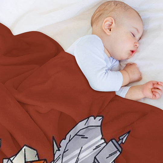 Tabletop RPG Barbarian - It's Time To Rage Premium Throw Blanket