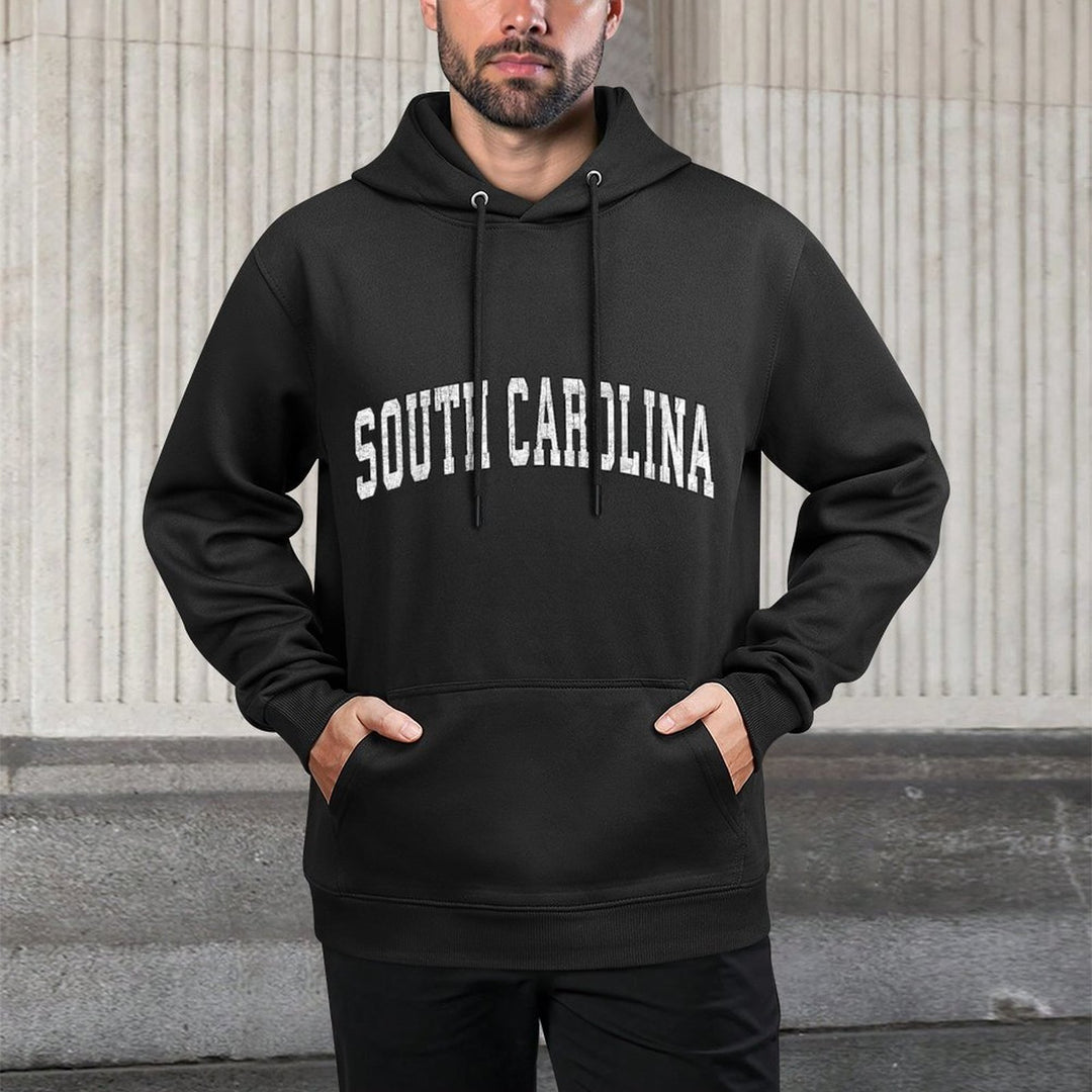 South Carolina SC Retro Vintage Athletic Sports Red Design Moisture-Wicking Hoodie