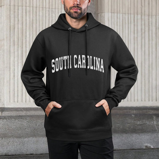 South Carolina SC Retro Vintage Athletic Sports Red Design Moisture-Wicking Hoodie