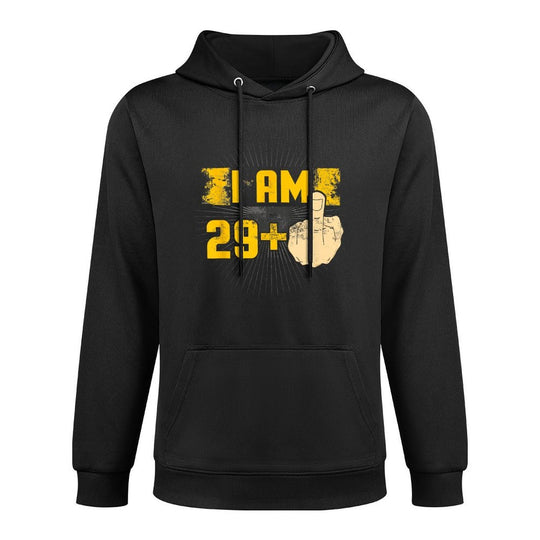 I Am 29 Plus One Middle Finger Funny 30th Birthday Unisex Design Hoodie