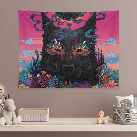 Black Eyed Dog Tapestry