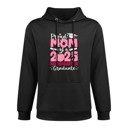 Proud Mom Of 2025 Kindergarten Graduate Graduation Mom Pilling-Resistant Hoodie