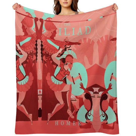 The Iliad Anti-pilling Throw Blanket