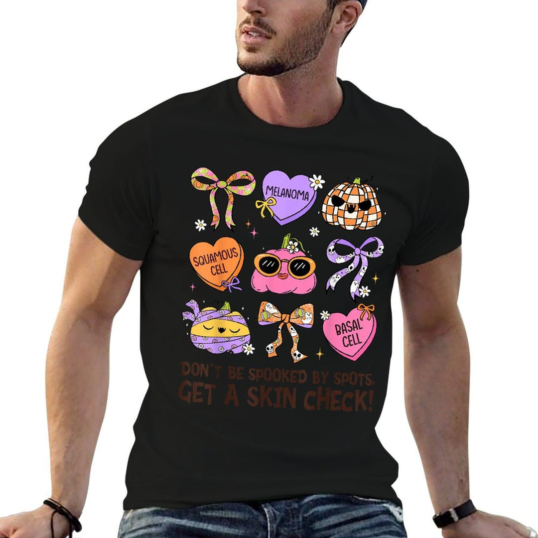 Get A Skin Check Dermatologist Dermatology Nurse Halloween  Soft T-Shirt